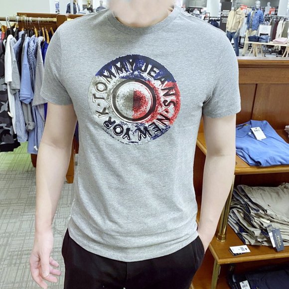 Tommy Jeans Hilfiger 78E9884 004 Tee T shirt NWT - Picture 1 of 9